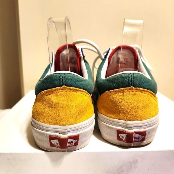 VANS "Old Skool Yacht" Colorblock Suede/Canvas Lace Up Sneakers Womens Sz.8 $135 - Picture 5 of 8